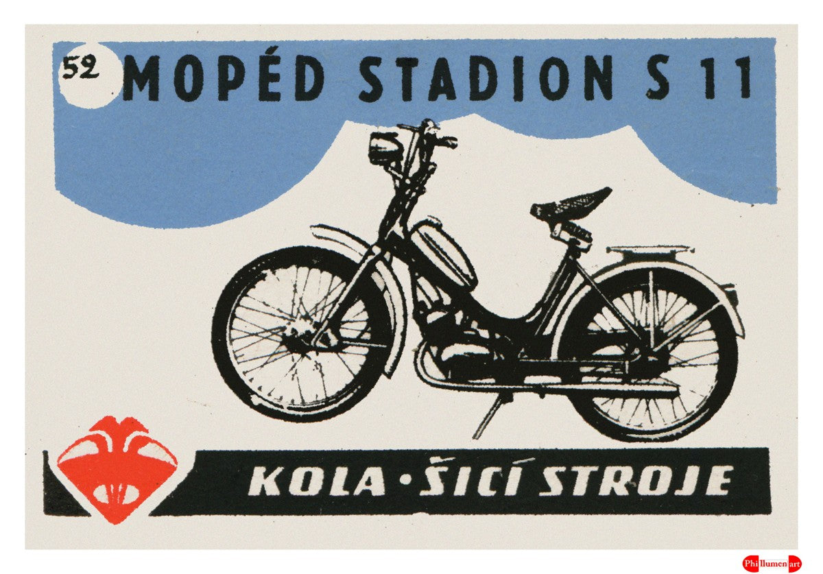 17009 Stadion S11 Moped. Wheels As smooth As A sewing machine.