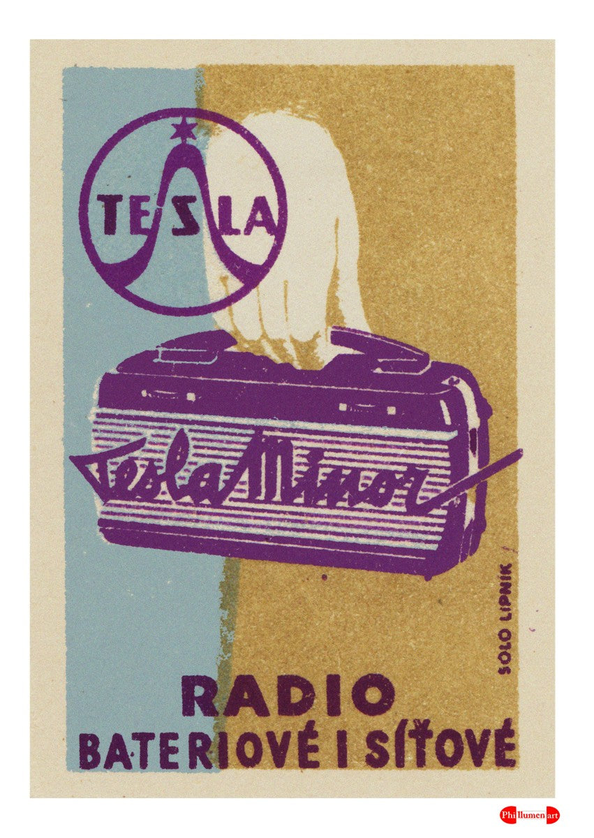 20010  Tesla Battery And Mains Radio