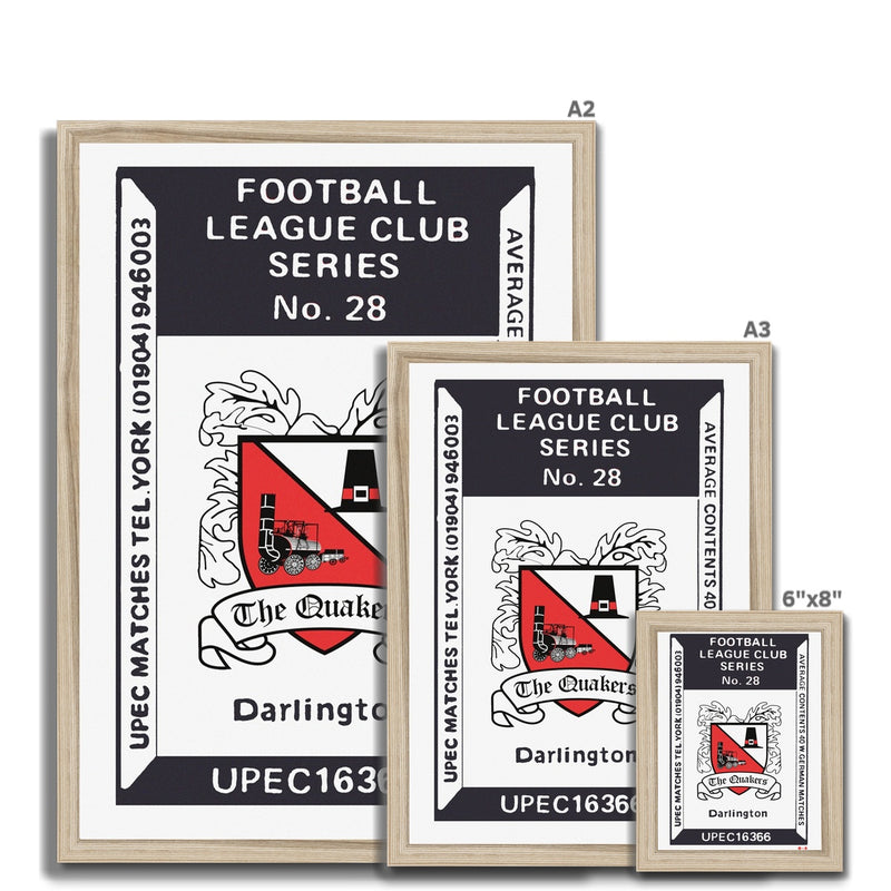 Darlington 03 - Fine art print - Matchbox art print - Retro art print - Vintage art print - Wall art print