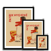 Hygiene Belongs- Clean Hair - Fine art print - Matchbox art print - Retro art print - Vintage art print - Wall art print