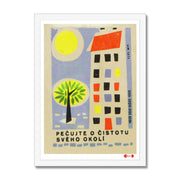 Keep Your Surroundings Clean - Fine art print - Matchbox art print - Retro art print - Vintage art print - Wall art print