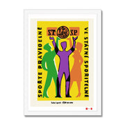 Exercise Regularly - Fine art print - Matchbox art print - Retro art print - Vintage art print - Wall art print