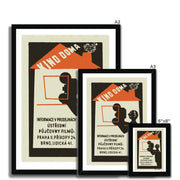 Cinema at Home - Fine art print - Matchbox art print - Retro art print - Vintage art print - Wall art print