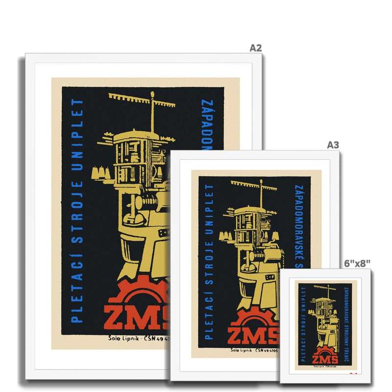 Uniplet Knitting Machines - Fine art print - Matchbox art print - Retro art print - Vintage art print - Wall art print