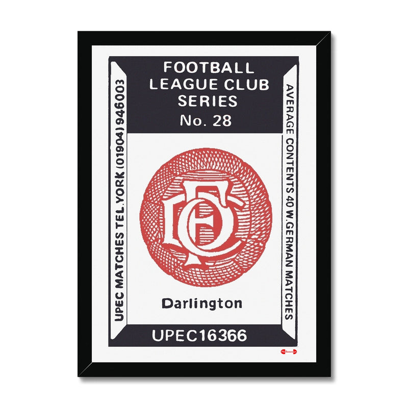 Darlington 01 - Fine art print - Matchbox art print - Retro art print - Vintage art print - Wall art print