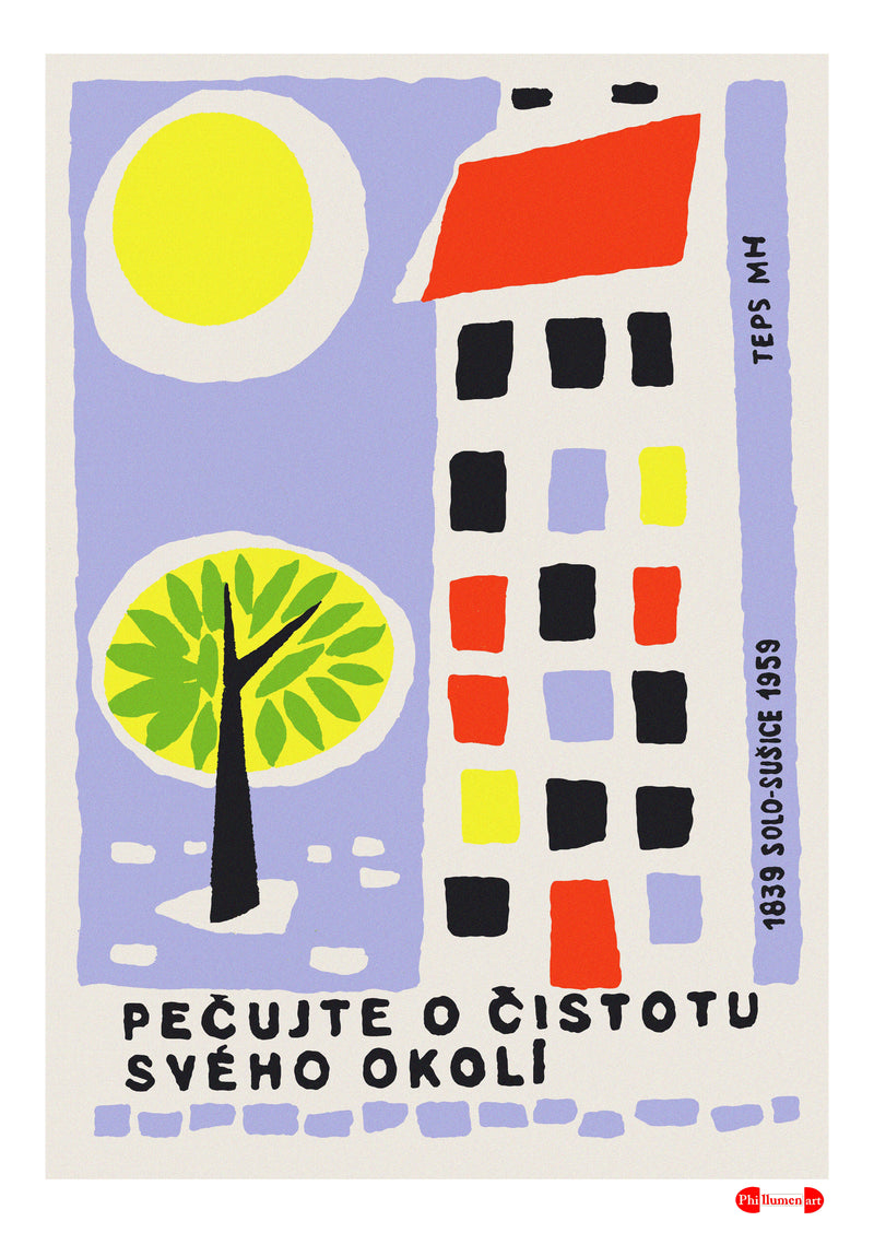 Keep Your Surroundings Clean - Fine art print - Matchbox art print - Retro art print - Vintage art print - Wall art print