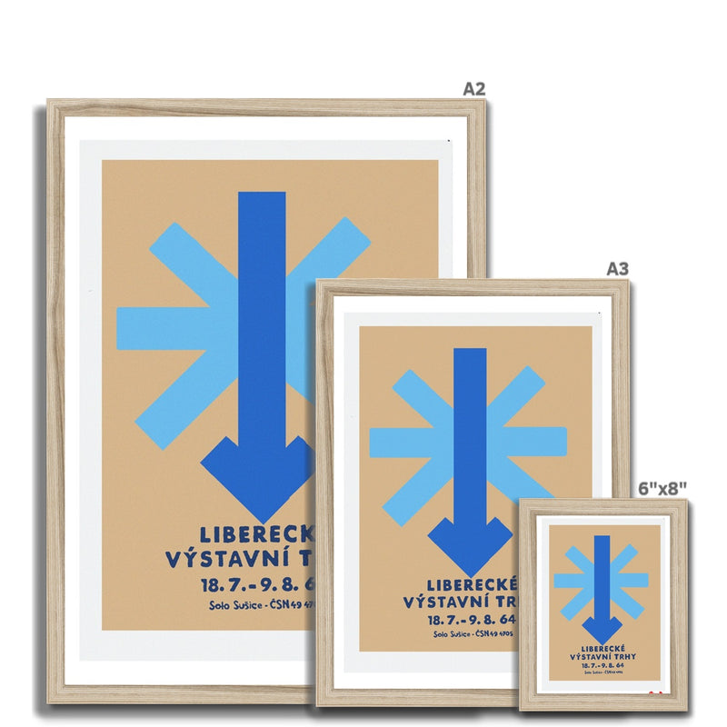 Liberecke Exhibition Markets - Fine art print - Matchbox art print - Retro art print - Vintage art print - Wall art print