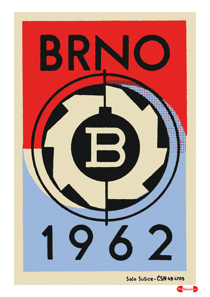 Brno 1962 Exhibition - Fine art print - Matchbox art print - Retro art print - Vintage art print - Wall art print