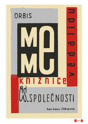 Orbis Library MME Folk. Science. People. 1909-1959 - Fine art print - Matchbox art print - Retro art print - Vintage art print - Wall art print