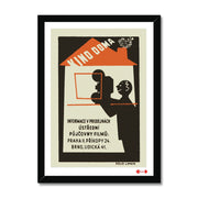 Cinema at Home - Fine art print - Matchbox art print - Retro art print - Vintage art print - Wall art print