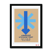 Liberecke Exhibition Markets - Fine art print - Matchbox art print - Retro art print - Vintage art print - Wall art print