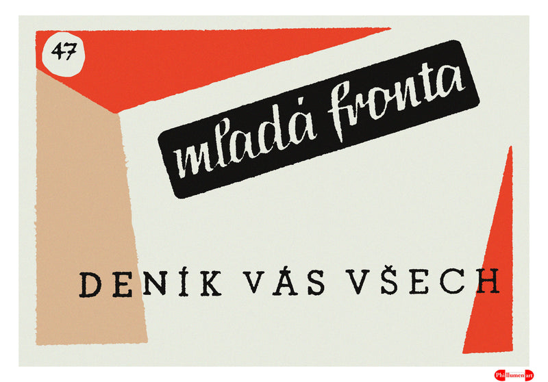 Young Front Today. Delivering Daily to You All - Fine art print - Matchbox art print - Retro art print - Vintage art print - Wall art print