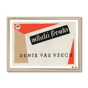 Young Front Today. Delivering Daily to You All - Fine art print - Matchbox art print - Retro art print - Vintage art print - Wall art print