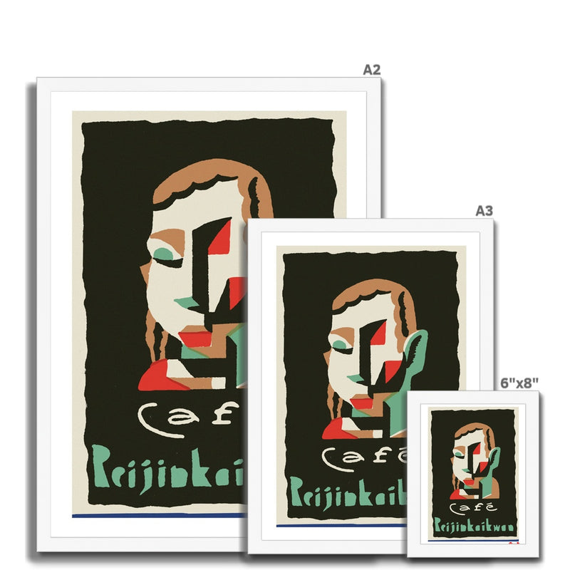Cafe Prijinkaikwaa - Fine art print - Matchbox art print - Retro art print - Vintage art print - Wall art print