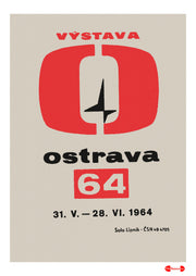 Ostrava 64 Exhibition - Fine art print - Matchbox art print - Retro art print - Vintage art print - Wall art print