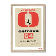 Ostrava 64 Exhibition - Fine art print - Matchbox art print - Retro art print - Vintage art print - Wall art print