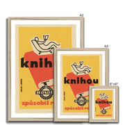 Reading Will Bring You Joy - Fine art print - Matchbox art print - Retro art print - Vintage art print - Wall art print