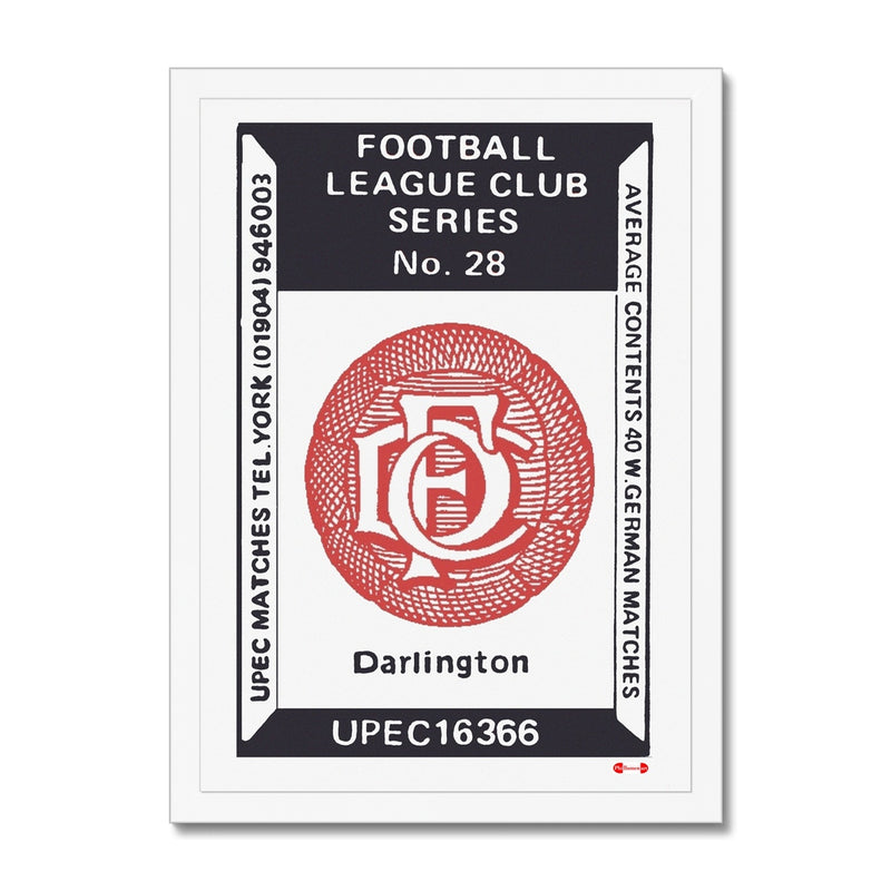 Darlington 01 - Fine art print - Matchbox art print - Retro art print - Vintage art print - Wall art print