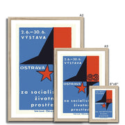 Ostrava Exhibition 1963 - Fine art print - Matchbox art print - Retro art print - Vintage art print - Wall art print