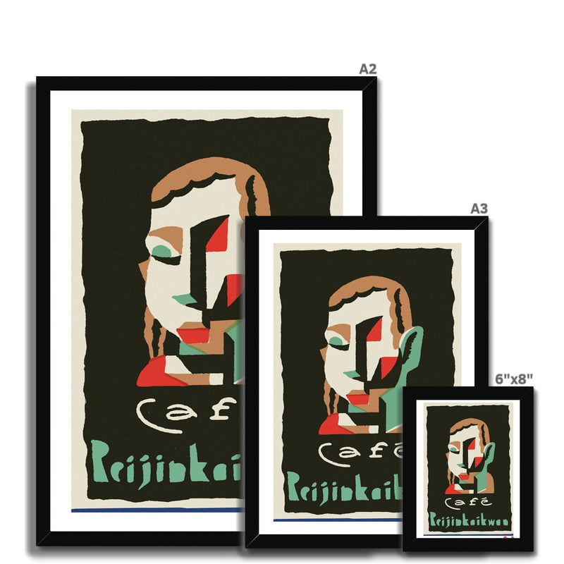 Cafe Prijinkaikwaa - Fine art print - Matchbox art print - Retro art print - Vintage art print - Wall art print