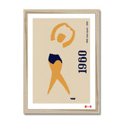 1960 Olympic Games - Gymnastics - Fine art print - Matchbox art print - Retro art print - Vintage art print - Wall art print