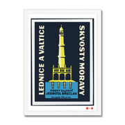 Lednice Minaret - Fine art print - Matchbox art print - Retro art print - Vintage art print - Wall art print