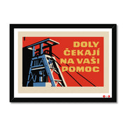 Coal Mining Number 3 - Fine art print - Matchbox art print - Retro art print - Vintage art print - Wall art print