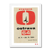 Ostrava 64 Exhibition - Fine art print - Matchbox art print - Retro art print - Vintage art print - Wall art print