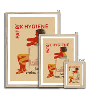 Hygiene Belongs- Clean Hair - Fine art print - Matchbox art print - Retro art print - Vintage art print - Wall art print
