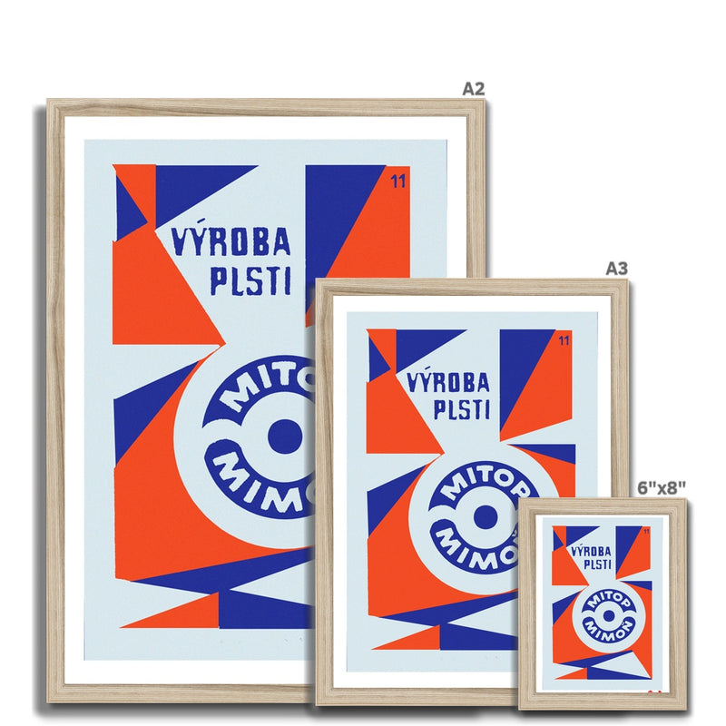 Felt Production - Fine art print - Matchbox art print - Retro art print - Vintage art print - Wall art print