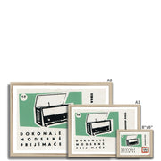 The Perfect Modern Receivers. Tesla. Bratislava - Fine art print - Matchbox art print - Retro art print - Vintage art print - Wall art print