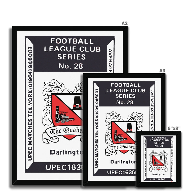 Darlington 03 - Fine art print - Matchbox art print - Retro art print - Vintage art print - Wall art print