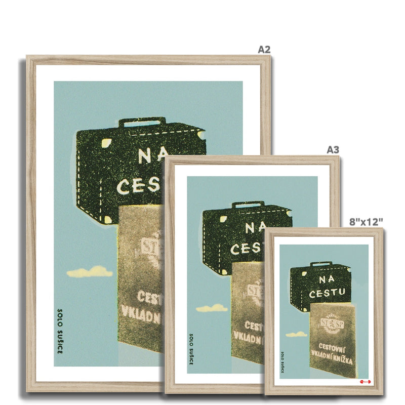 On The Journey - Fine art print - Matchbox art print - Retro art print - Vintage art print - Wall art print