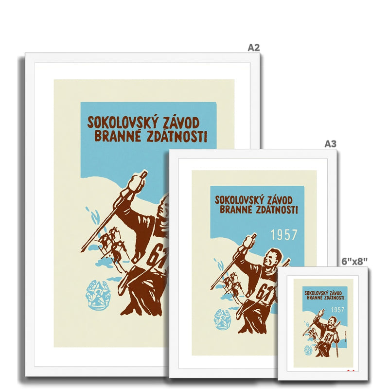 Military Fitness Race - Fine art print - Matchbox art print - Retro art print - Vintage art print - Wall art print