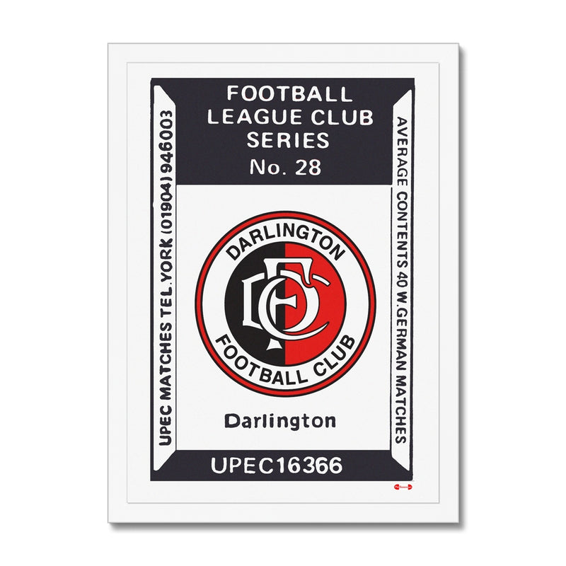 Darlington 02 - Fine art print - Matchbox art print - Retro art print - Vintage art print - Wall art print