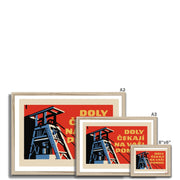 Coal Mining Number 3 - Fine art print - Matchbox art print - Retro art print - Vintage art print - Wall art print