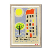 Keep Your Surroundings Clean - Fine art print - Matchbox art print - Retro art print - Vintage art print - Wall art print