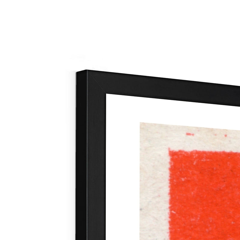 Bohemia Glass. 1766 - Fine art print - Matchbox art print - Retro art print - Vintage art print - Wall art print