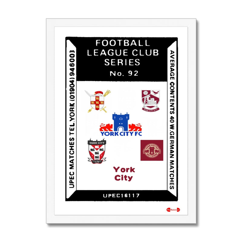 York City Badges - Fine art print - Matchbox art print - Retro art print - Vintage art print - Wall art print