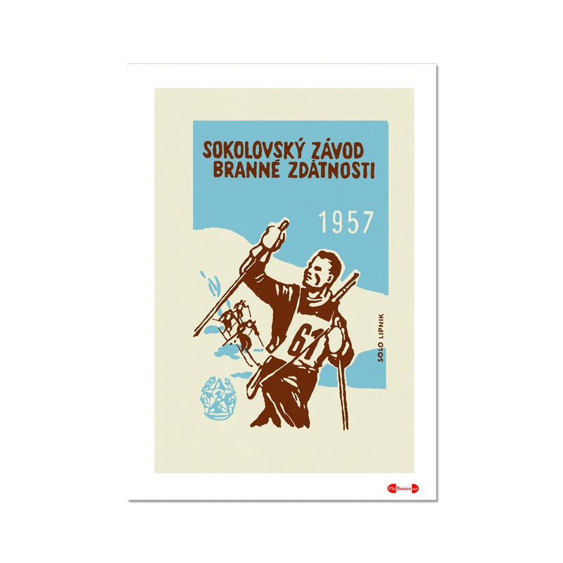 Military Fitness Race - Fine art print - Matchbox art print - Retro art print - Vintage art print - Wall art print