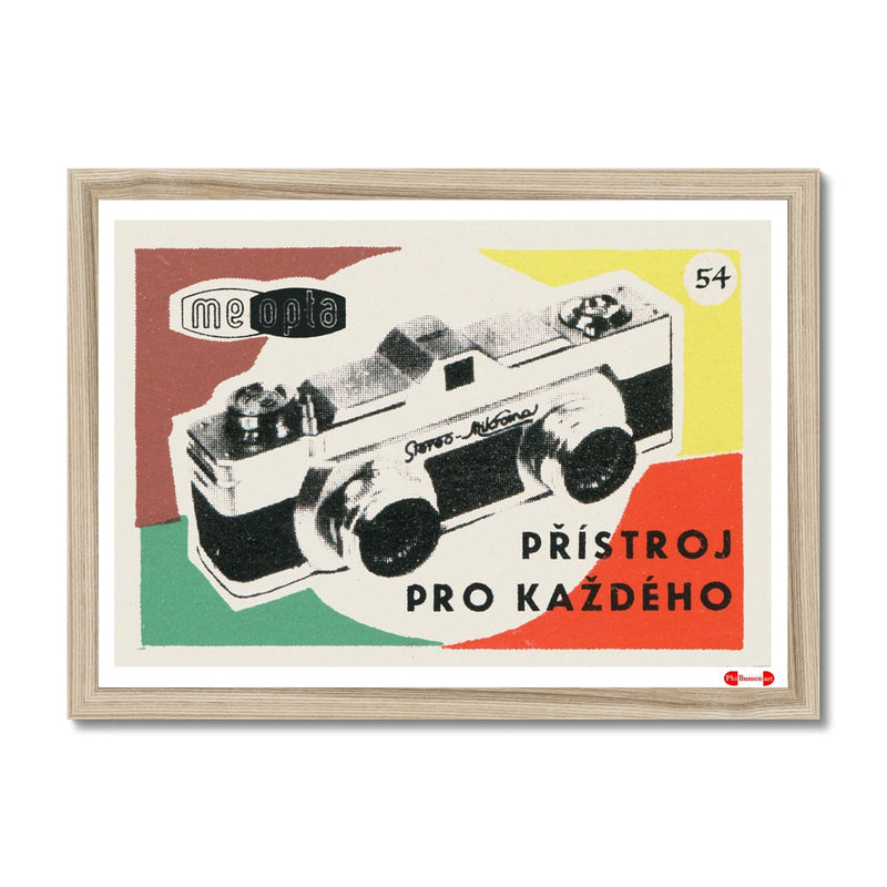 Meopta. A Camera For Everyone - Fine art print - Matchbox art print - Retro art print - Vintage art print - Wall art print