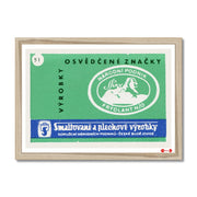 Enamel And Sheet- Metal Products. - Fine art print - Matchbox art print - Retro art print - Vintage art print - Wall art print