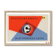 Plastic Materials. A Winning Path - Fine art print - Matchbox art print - Retro art print - Vintage art print - Wall art print