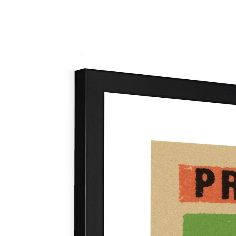 Work for Yourself. - Fine art print - Matchbox art print - Retro art print - Vintage art print - Wall art print