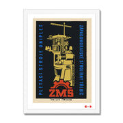 Uniplet Knitting Machines - Fine art print - Matchbox art print - Retro art print - Vintage art print - Wall art print