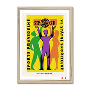 Exercise Regularly - Fine art print - Matchbox art print - Retro art print - Vintage art print - Wall art print