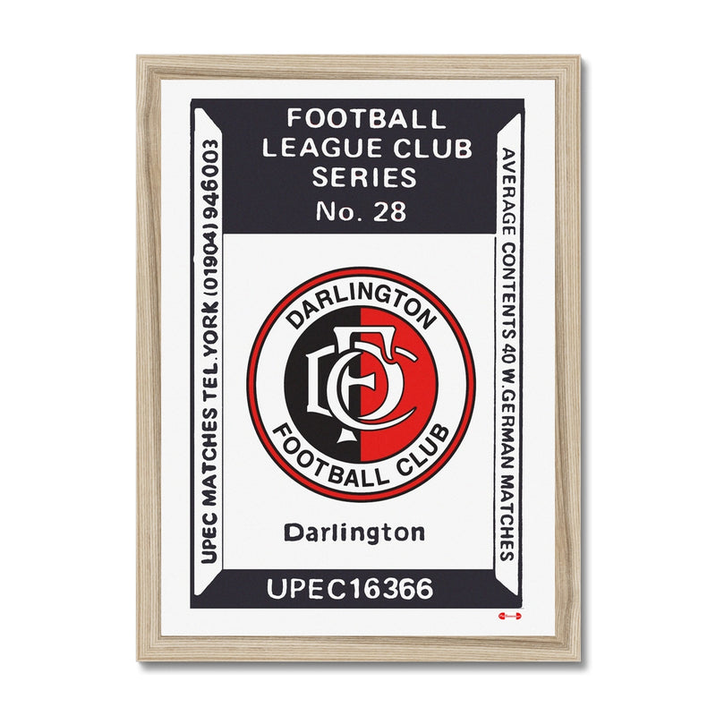 Darlington 02 - Fine art print - Matchbox art print - Retro art print - Vintage art print - Wall art print