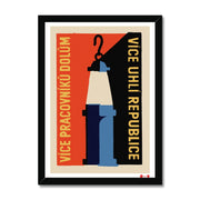 Coal Mining Number 2 - Fine art print - Matchbox art print - Retro art print - Vintage art print - Wall art print