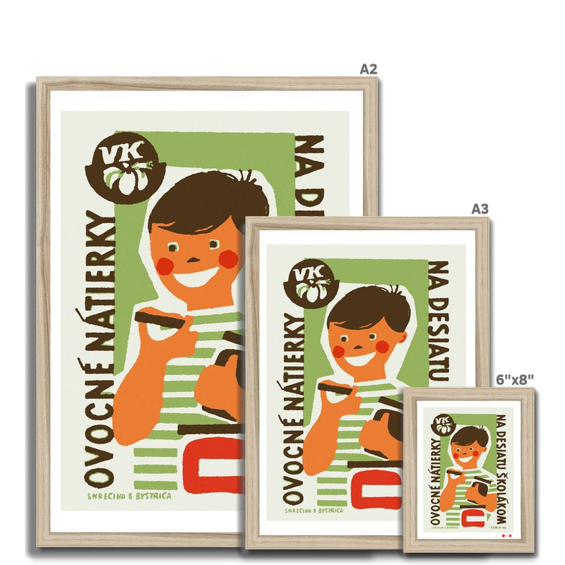 Fruit Spread - Fine art print - Matchbox art print - Retro art print - Vintage art print - Wall art print