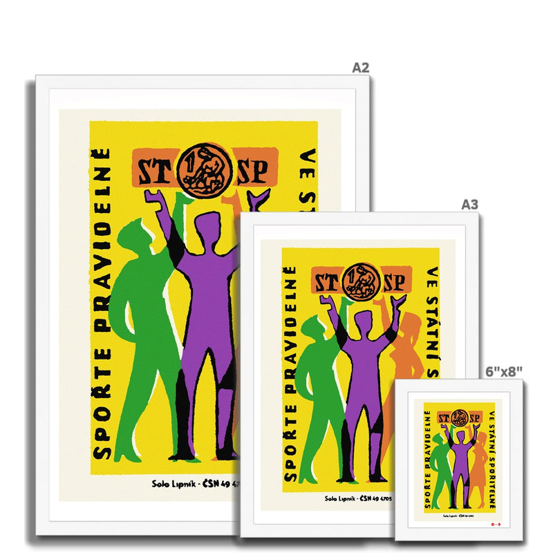 Exercise Regularly - Fine art print - Matchbox art print - Retro art print - Vintage art print - Wall art print